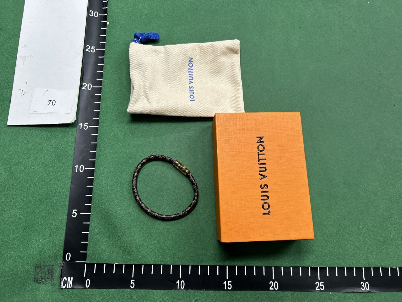 LV magnetic snap bracelet