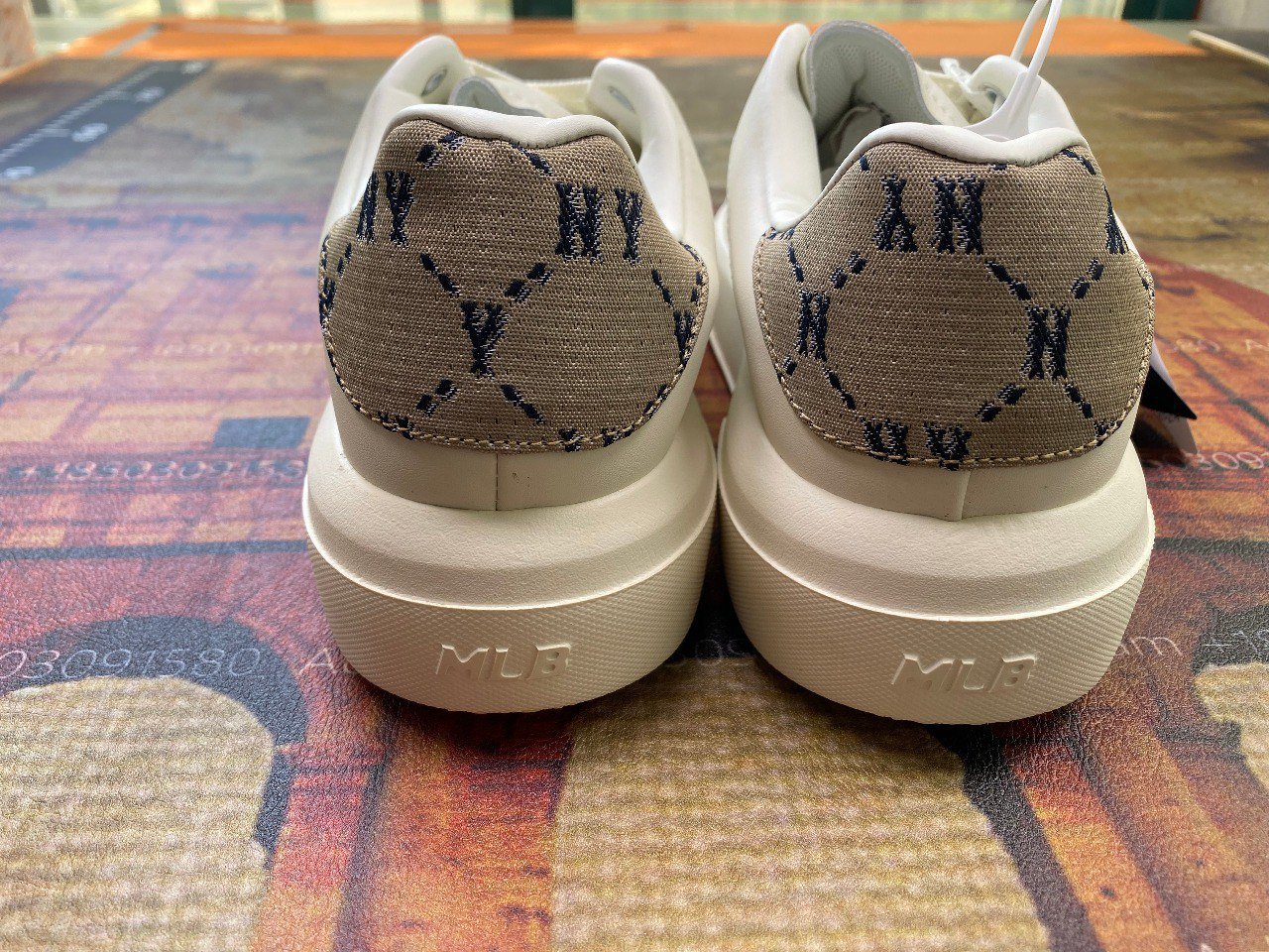 MLB CHUNKY CLASSIC HEEL DIA MONOGRAM 