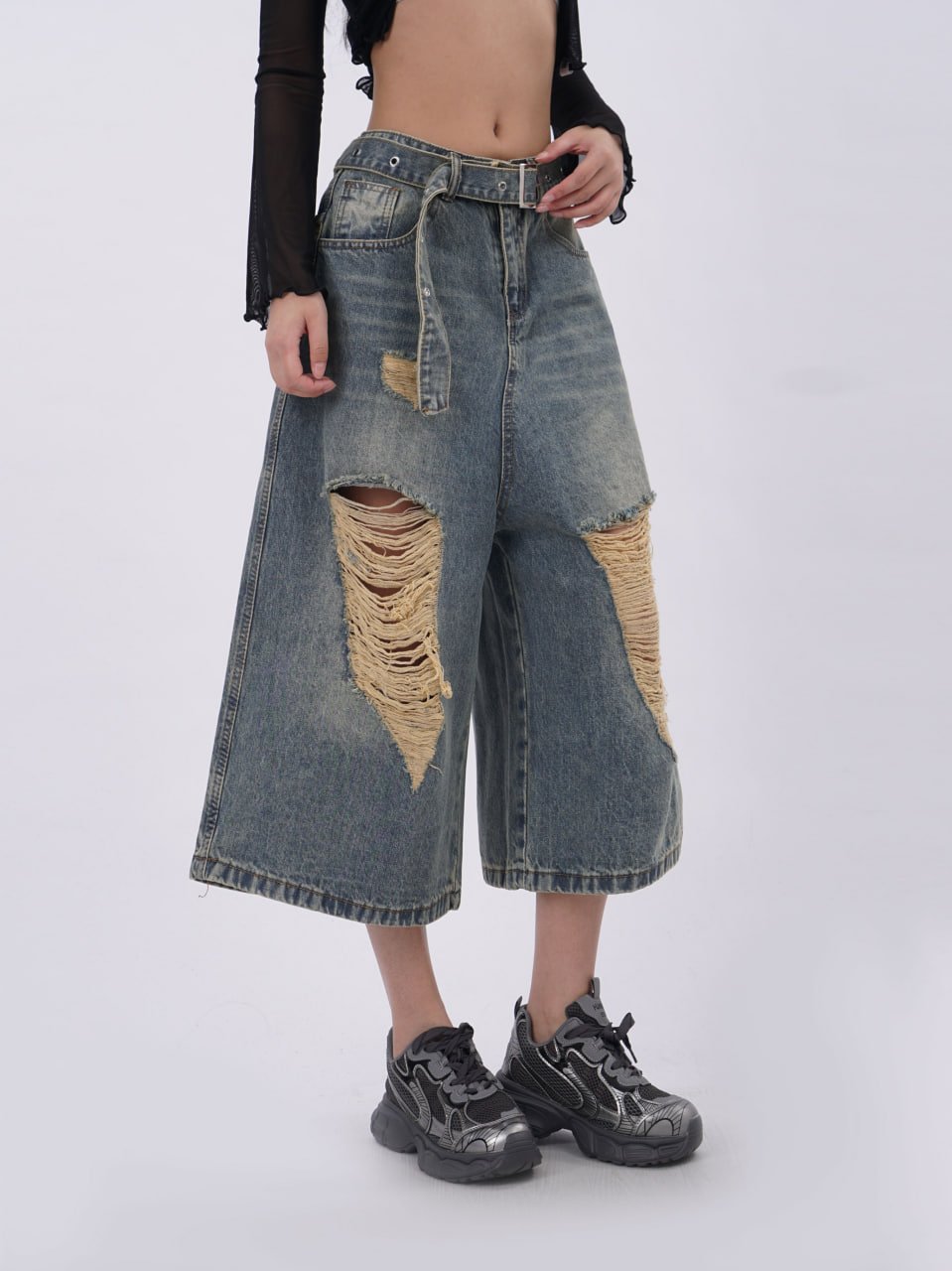  style denim skirt