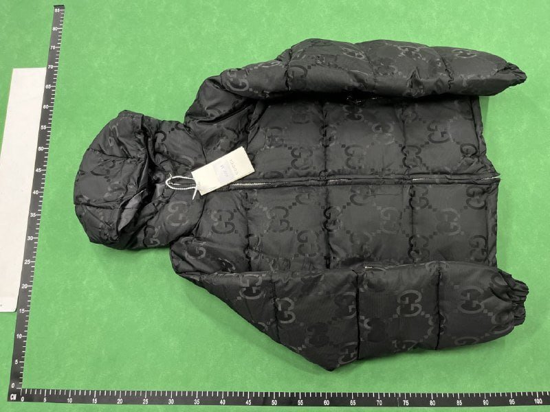 Designer down jacket
