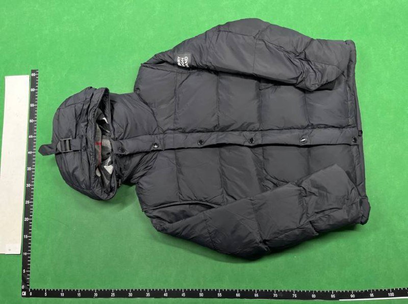 Designer down jacket