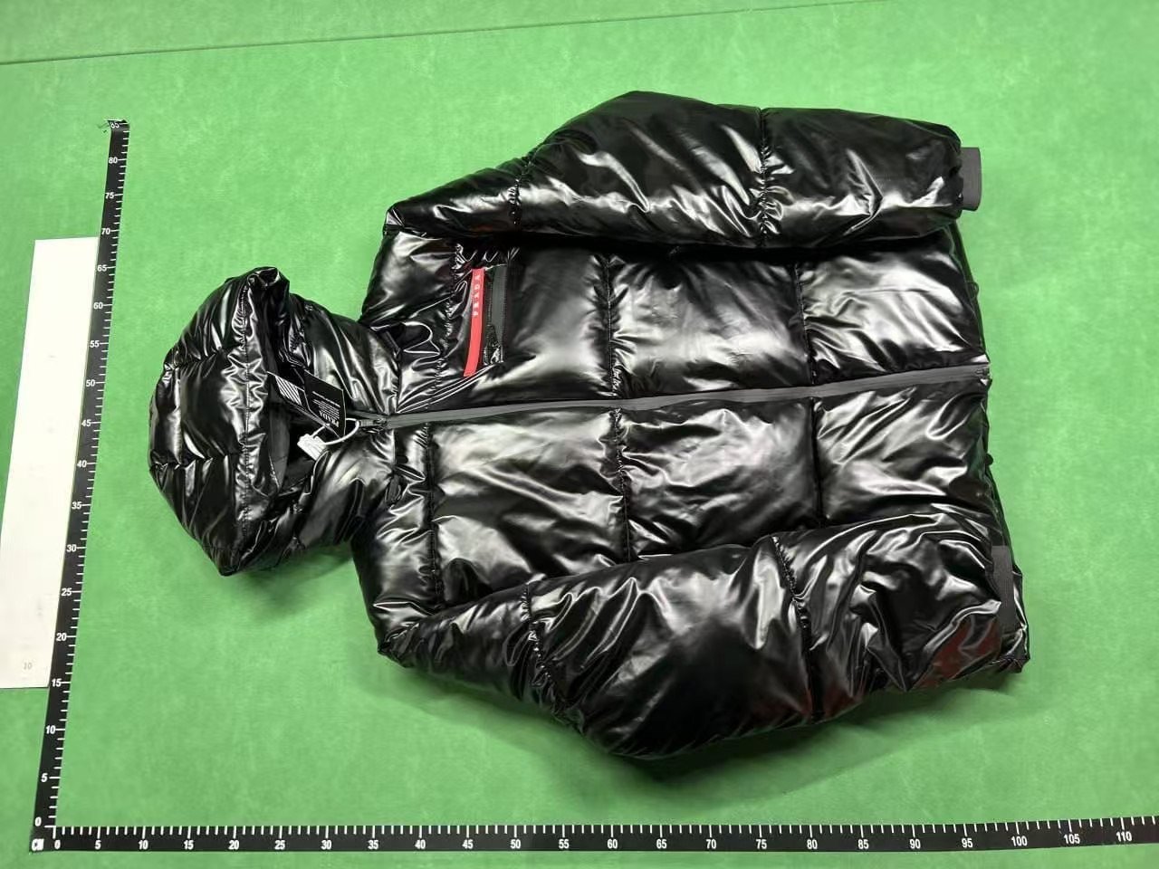 Designer down jacket