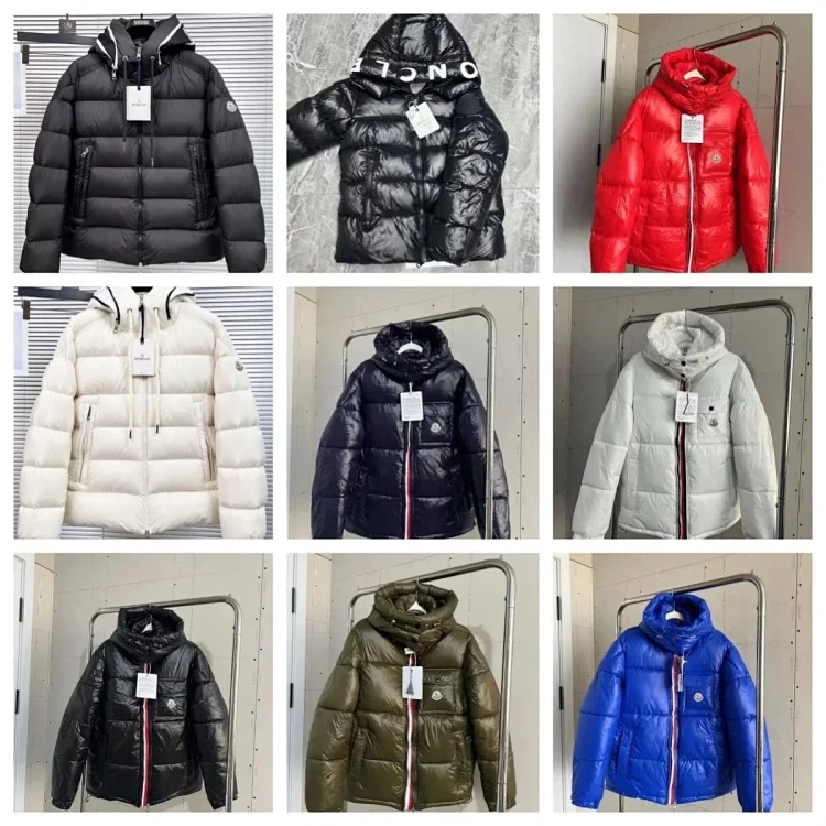 Designer down jacket